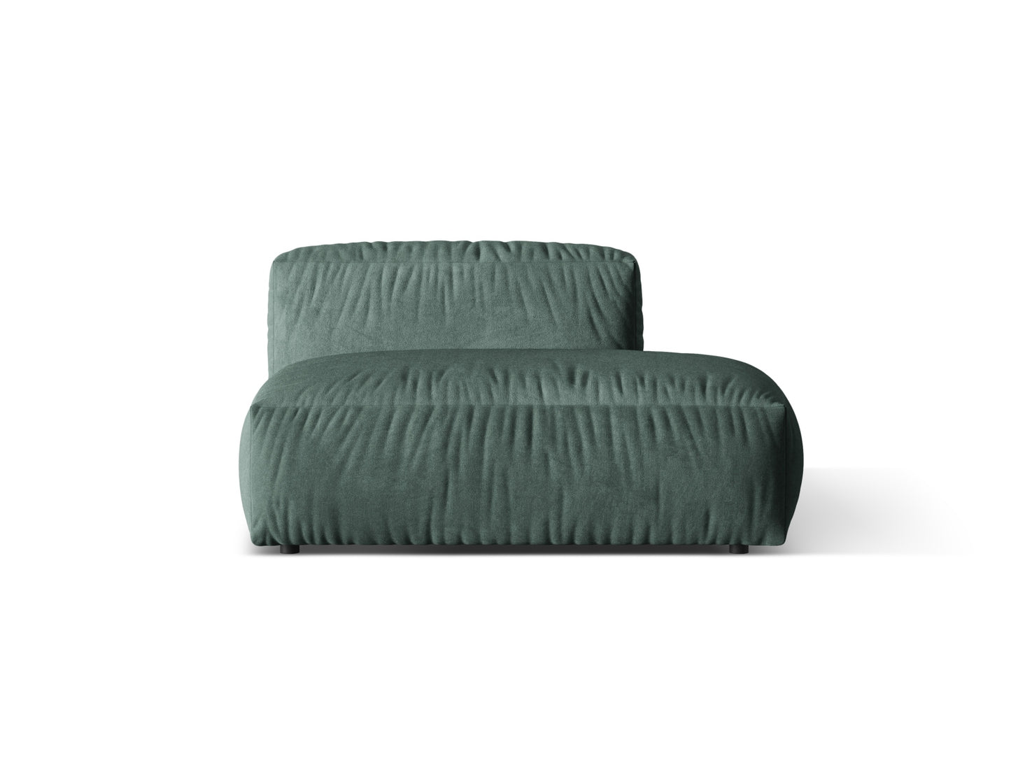 Martina Sofa, 2 Seats, 133x106 cm — Petrol / Right