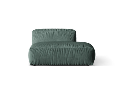 Martina Sofa, 2 Seats, 133x106 cm — Petrol / Right