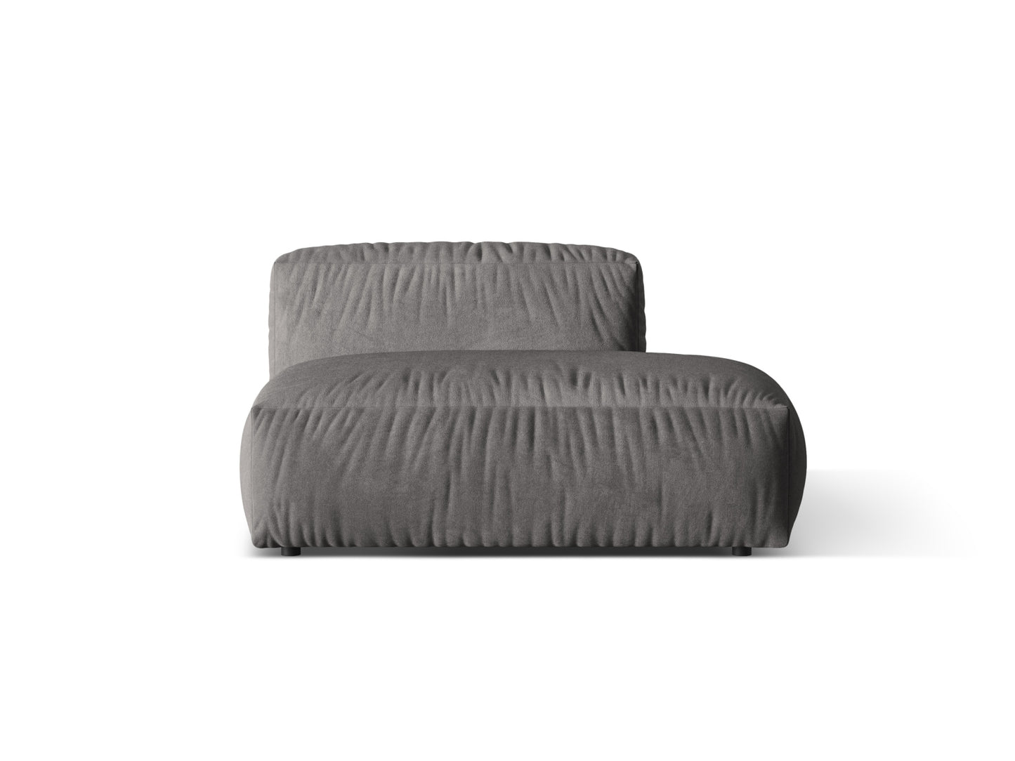 Martina Sofa, 2 Seats, 133x106 cm — Grey / Right