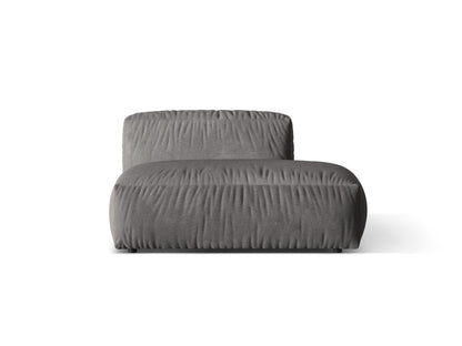 Martina Sofa, 2 Seats, 133x106 cm — Grey / Right