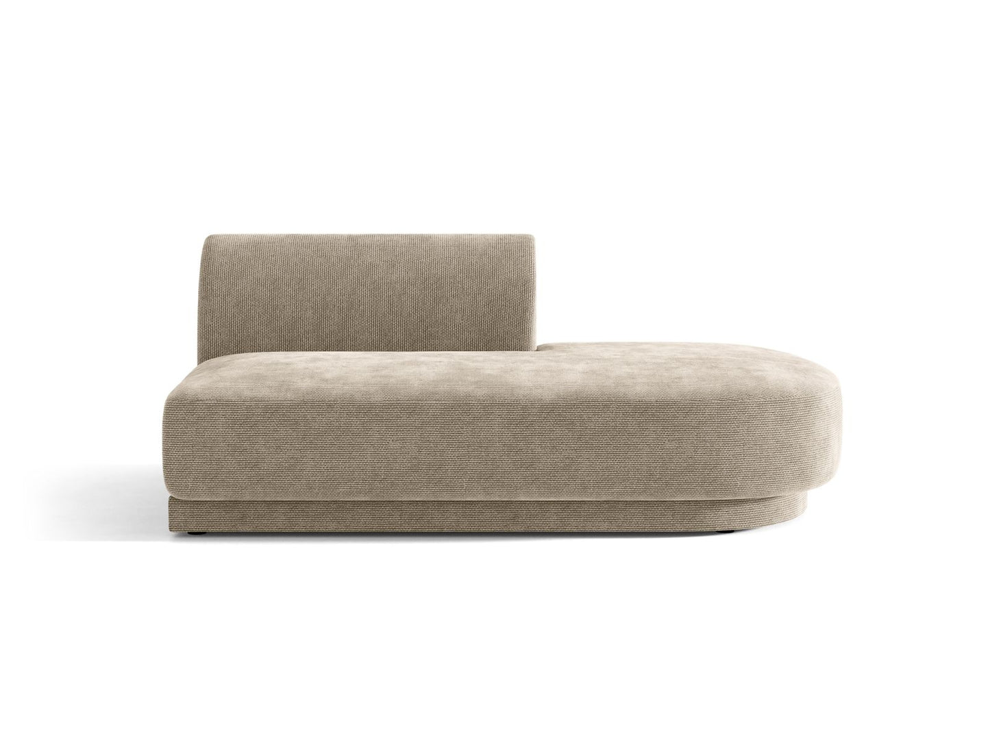 Miley Sitting Module Open Side, 2 Seats, 158x90 cm — Beige / Right