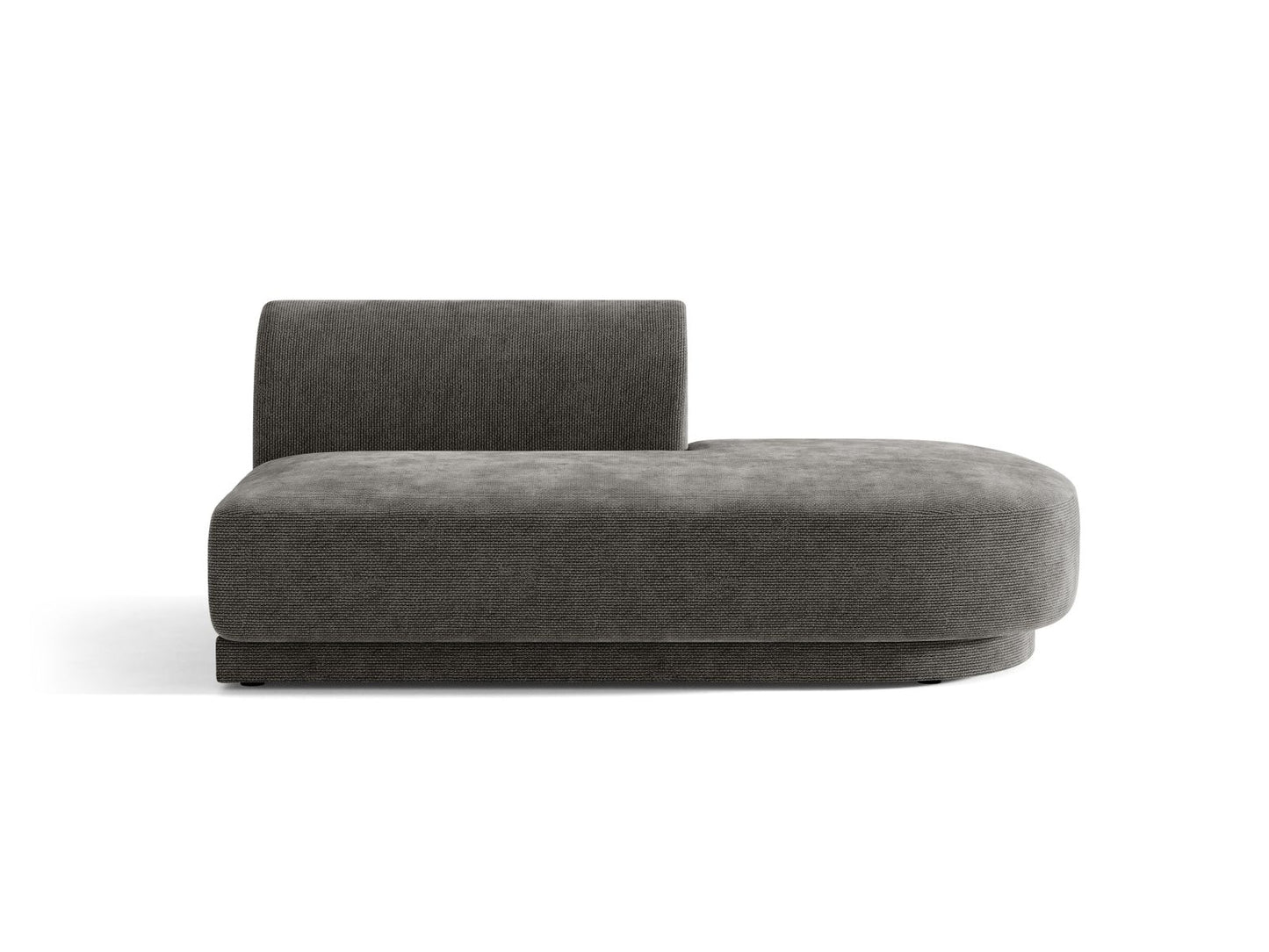 Miley Sitting Module Open Side, 2 Seats, 158x90 cm — Grey / Right