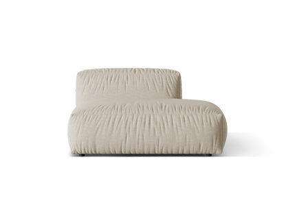 Martina Sofa, 2 Seats, 133x106 cm — Light Beige / Right