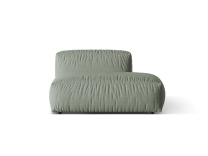 Martina Sofa, 2 Seats, 133x106 cm — Moss Green / Right