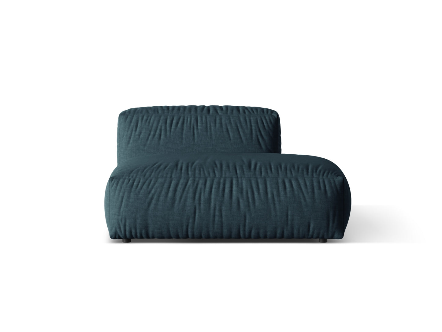 Martina Sofa, 2 Seats, 133x106 cm — Blue Jeans / Right