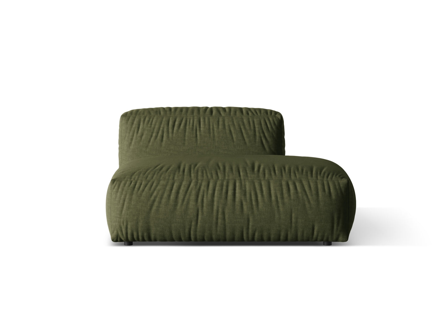 Martina Sofa, 2 Seats, 133x106 cm — Green / Right