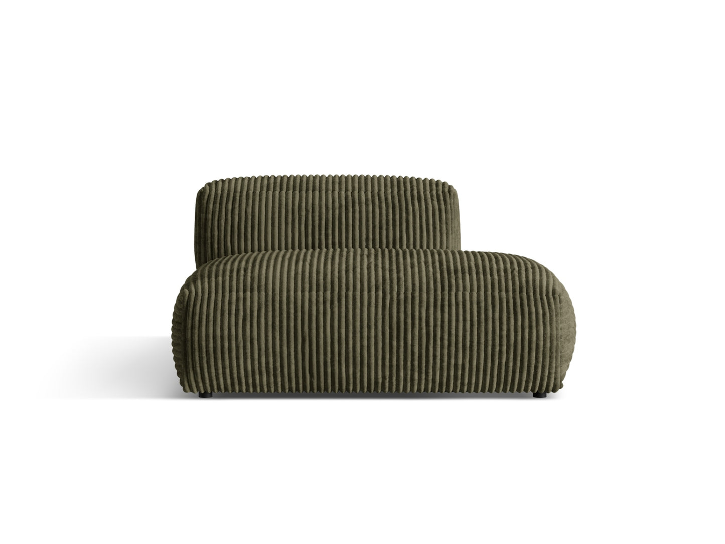 Martina Sofa, 2 Seats, 133x106 cm — Moss Green / Right