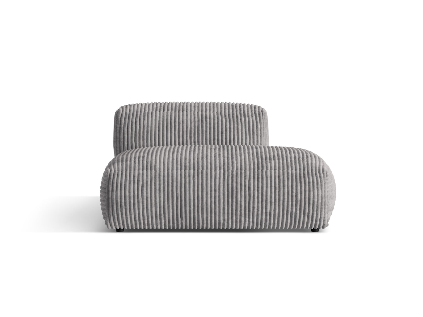 Martina Sofa, 2 Seats, 133x106 cm — Light Grey / Right