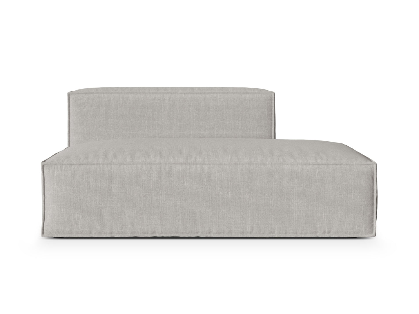 Nuria Modular Sofa, 3 Seats, 165x110 cm — Light Grey / Right