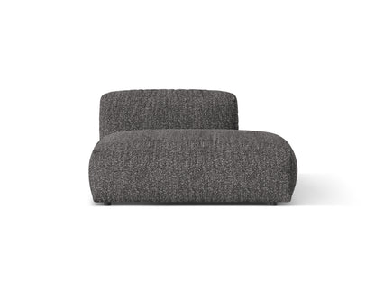 Martina Sofa, 2 Seats, 133x106 cm — Anthracite / Right