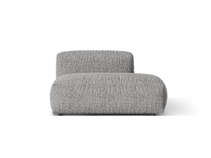 Martina Sofa, 2 Seats, 133x106 cm — Graphite / Right