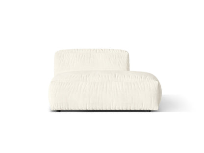 Martina Sofa, 2 Seats, 133x106 cm — Ivory / Right
