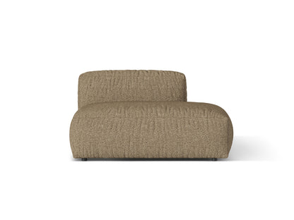 Martina Sofa, 2 Seats, 133x106 cm — Cappuccino / Right