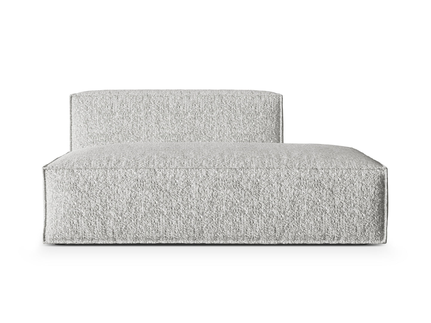 Nuria Modular Sofa, 3 Seats, 165x110 cm — Silver / Right