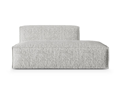 Nuria Modular Sofa, 3 Seats, 165x110 cm — Silver / Right