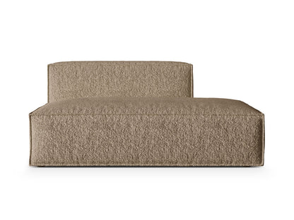 Nuria Modular Sofa, 3 Seats, 165x110 cm — Cappuccino / Right