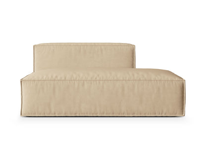 Nuria Modular Sofa, 3 Seats, 165x110 cm — Nude / Right