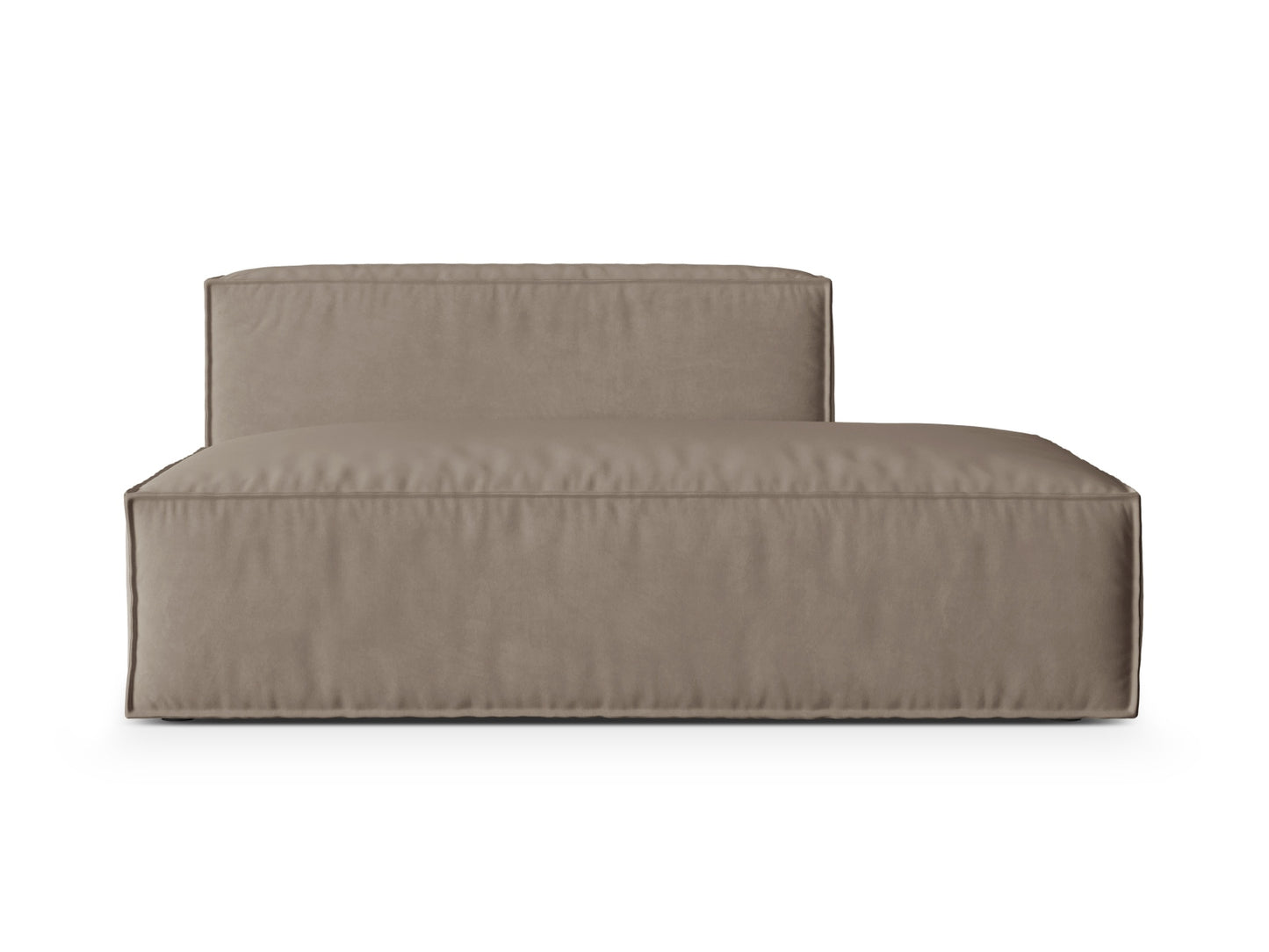 Nuria Modular Sofa, 3 Seats, 165x110 cm — Warm grey / Right
