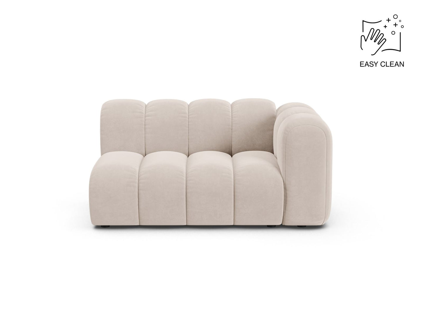 Lupine Modular Sofa, 2 Seats, 145x95 cm — Light Beige / Right