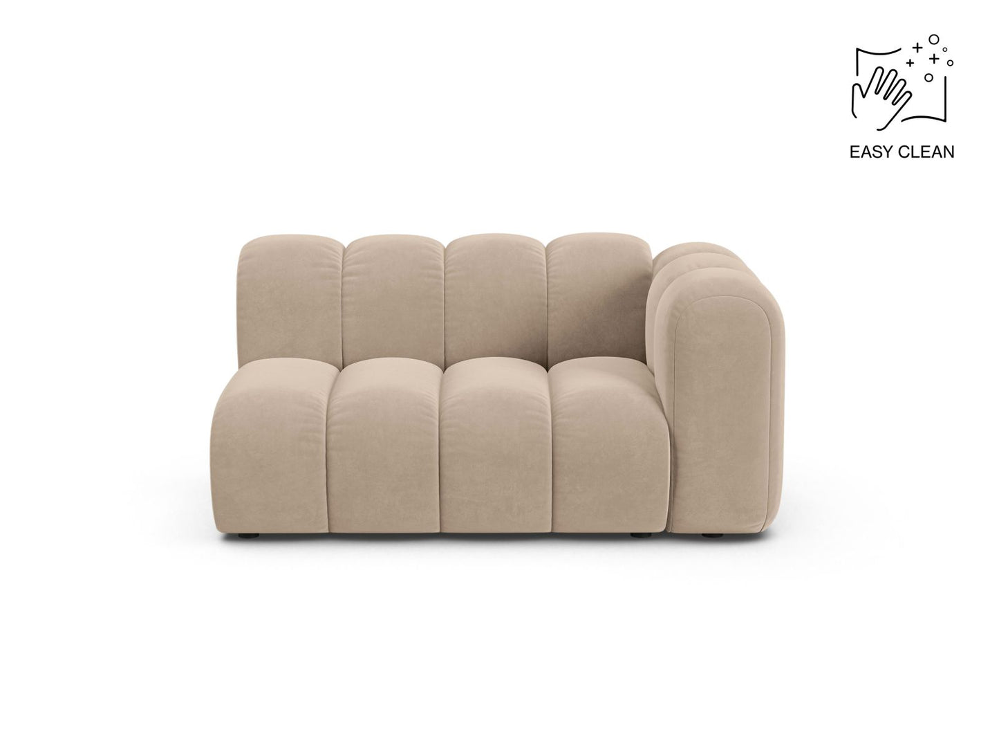 Lupine Modular Sofa, 2 Seats, 145x95 cm — Beige / Right