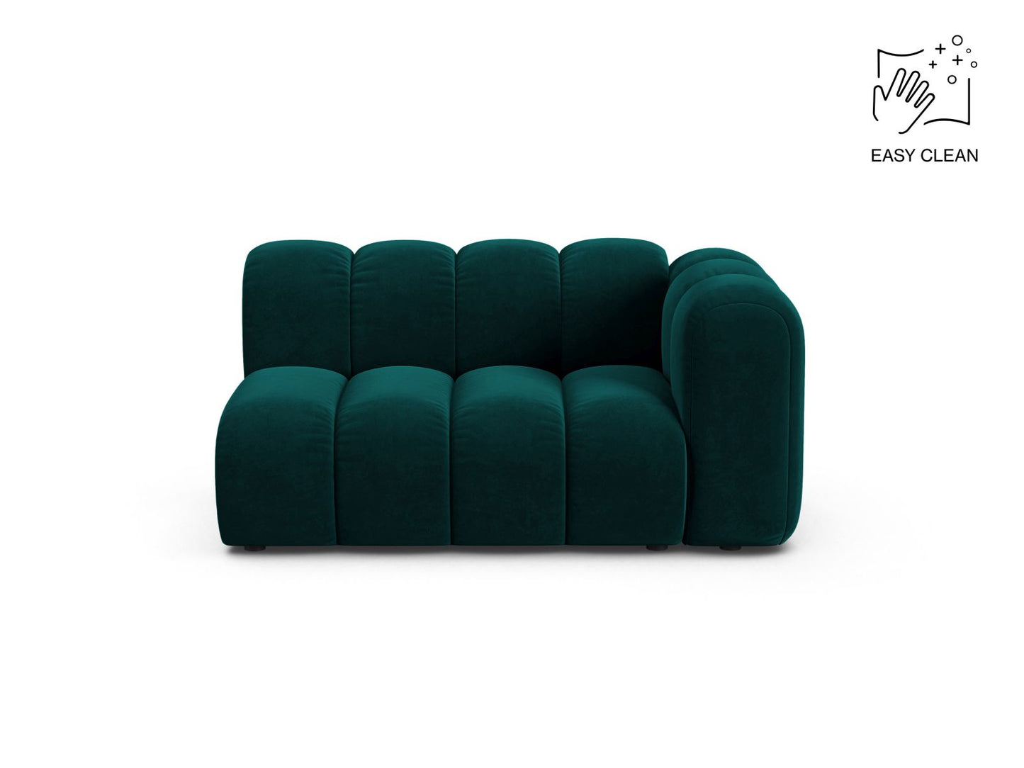 Lupine Modular Sofa, 2 Seats, 145x95 cm — Deep Petrol / Right