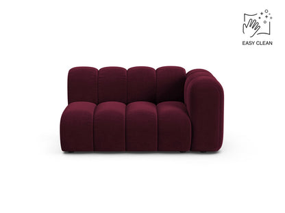 Lupine Modular Sofa, 2 Seats, 145x95 cm — Burgundy / Right