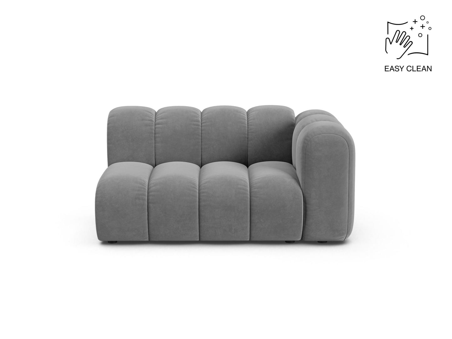 Lupine Modular Sofa, 2 Seats, 145x95 cm — Light Grey / Right