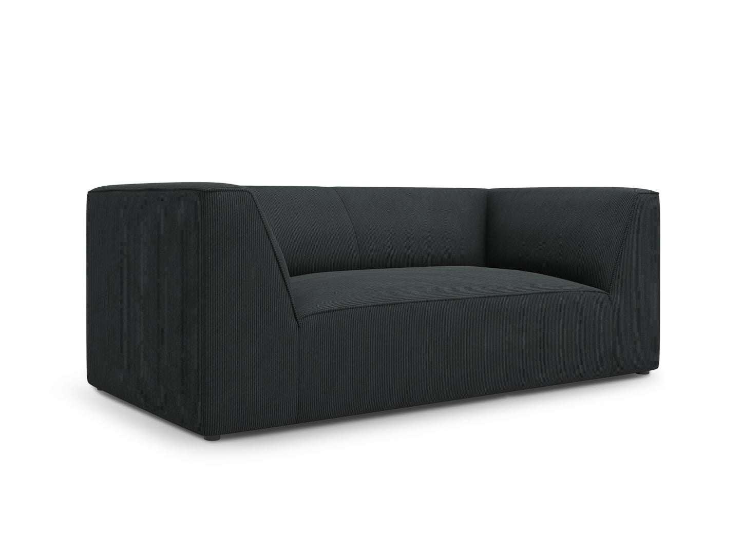 Sofa Cord Schwarz Ruby — Detailansicht