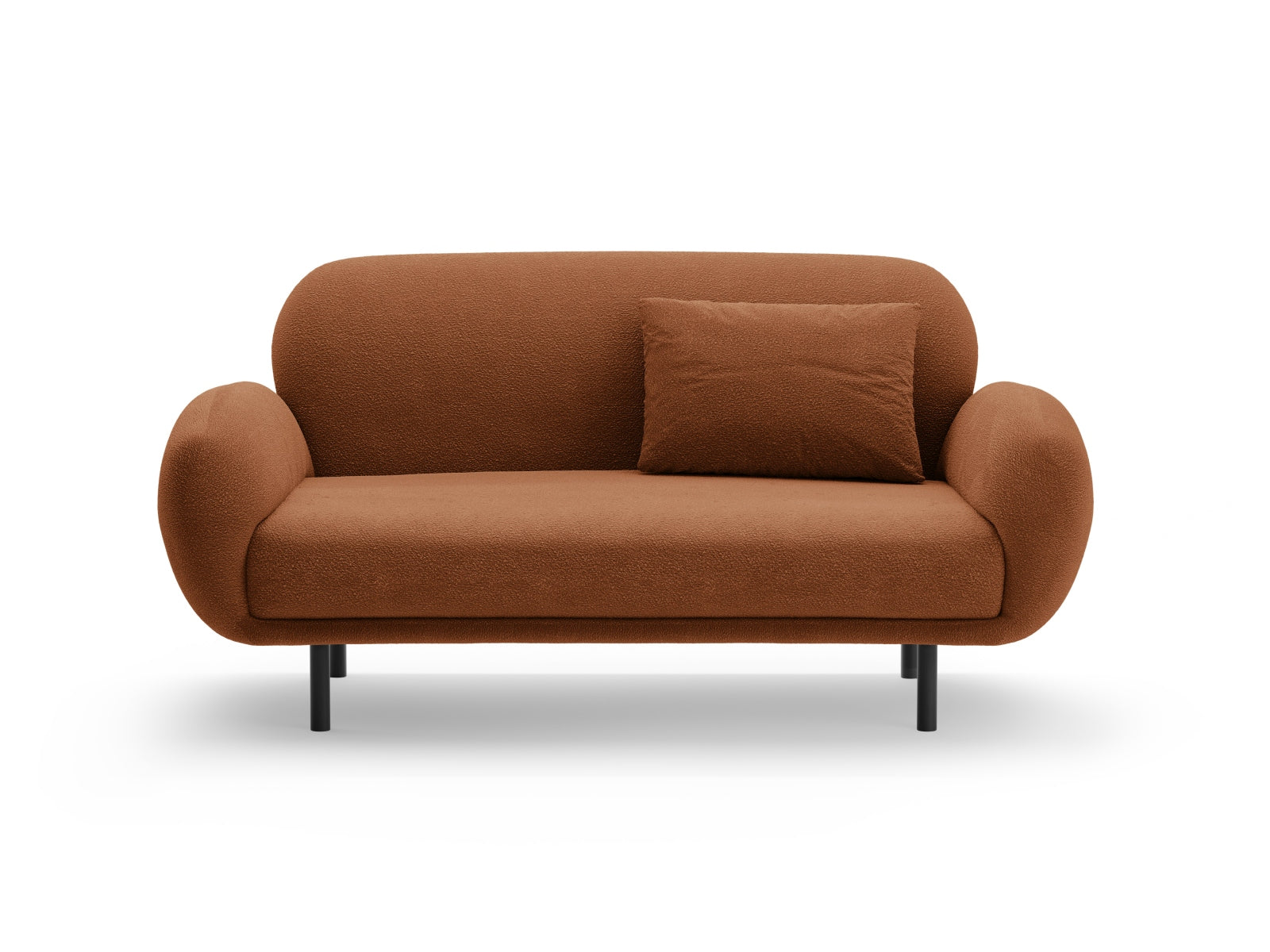 Poppy Sofa, 2 Seats, 148x72 cm — Terracotta