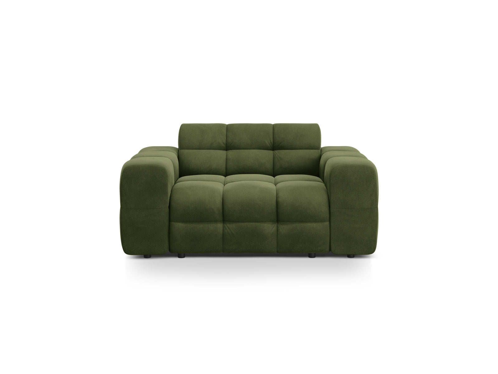 Kendal Sofa, 2 Seats, 156x103 cm — Army Green
