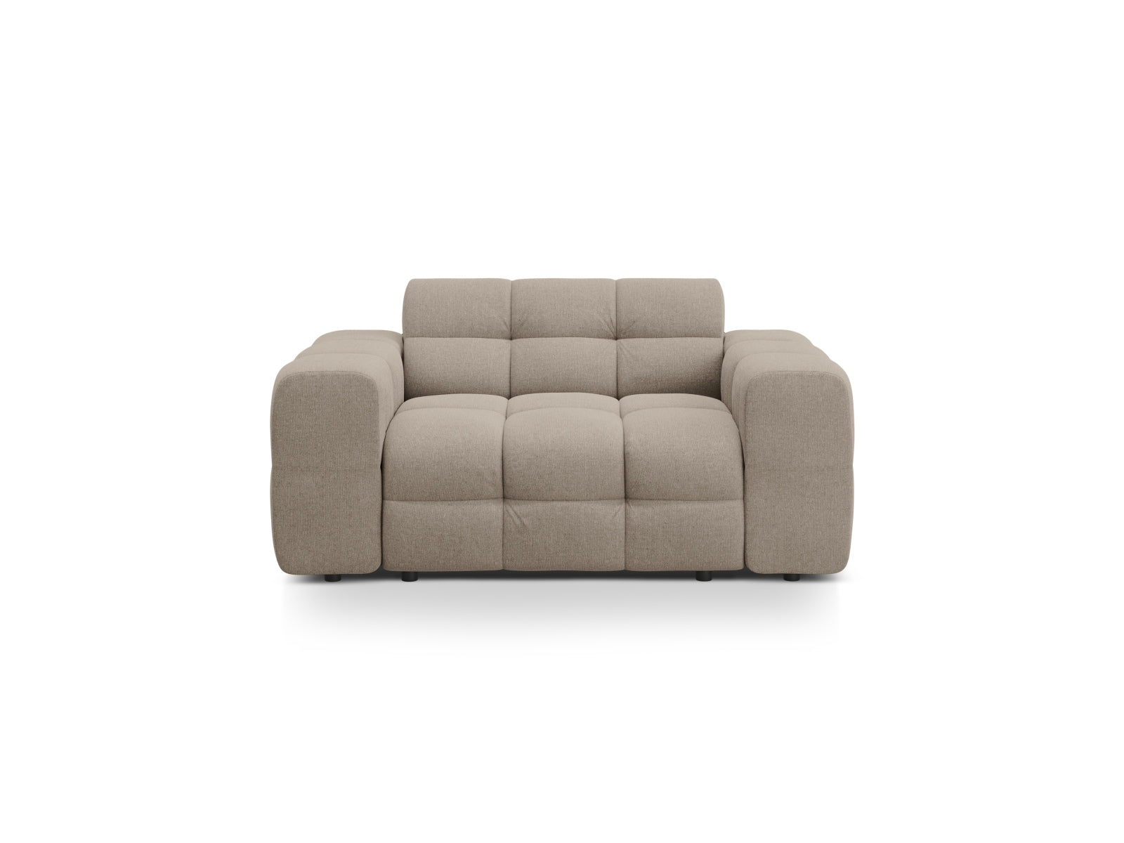 Kendal Sofa, 2 Seats, 156x103 cm — Dark Beige