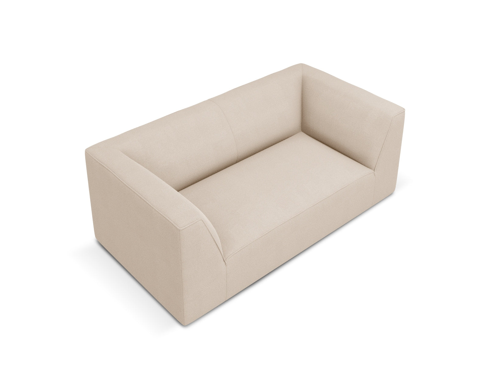 Sofa Strukturstoff Beige Ruby — Detailansicht