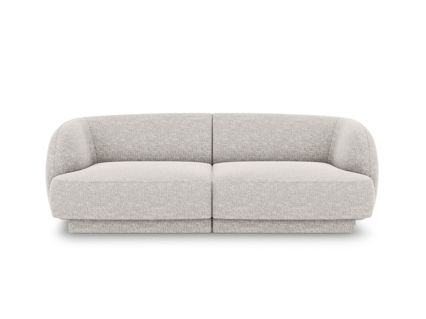 Sofa Chenille Beige Miley — Light Grey