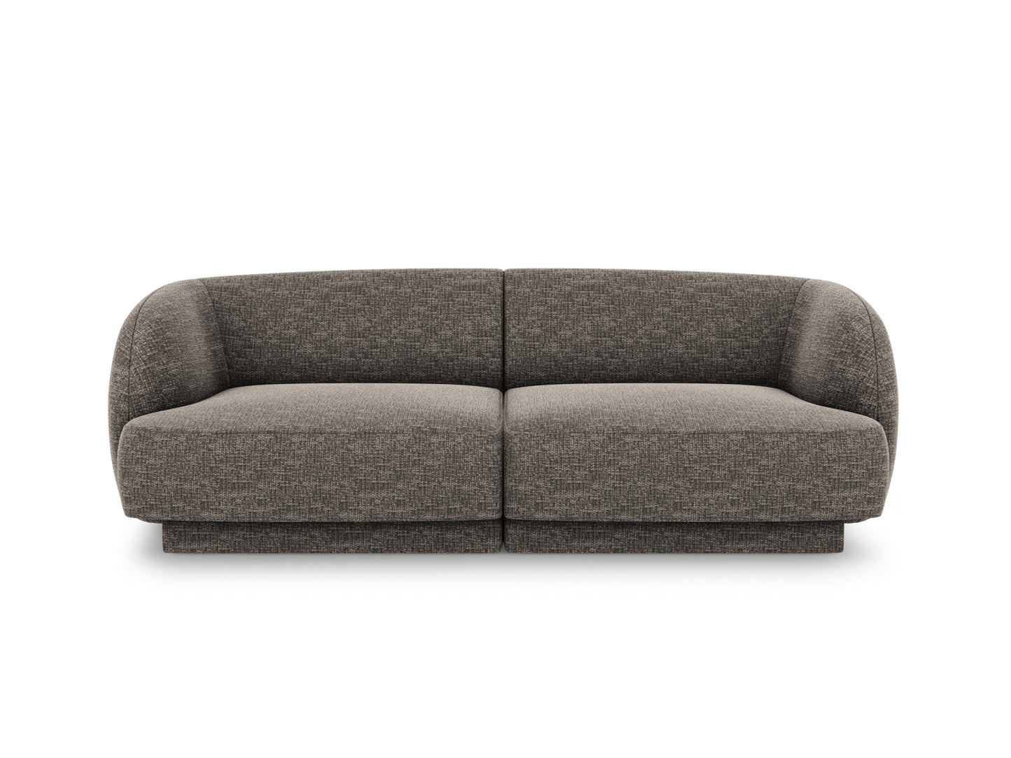 Sofa Chenille Beige Miley — Grey