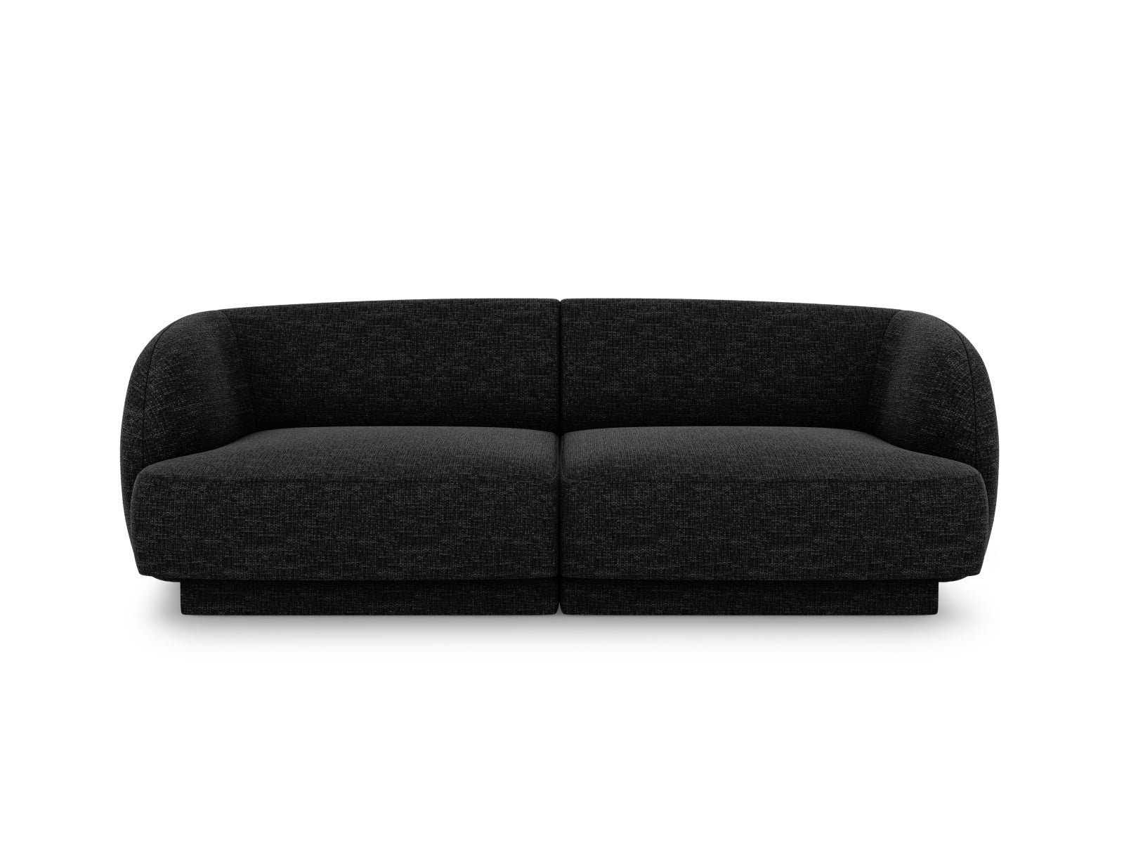 Miley Sofa, 2 Seats, 180x90 cm — Black