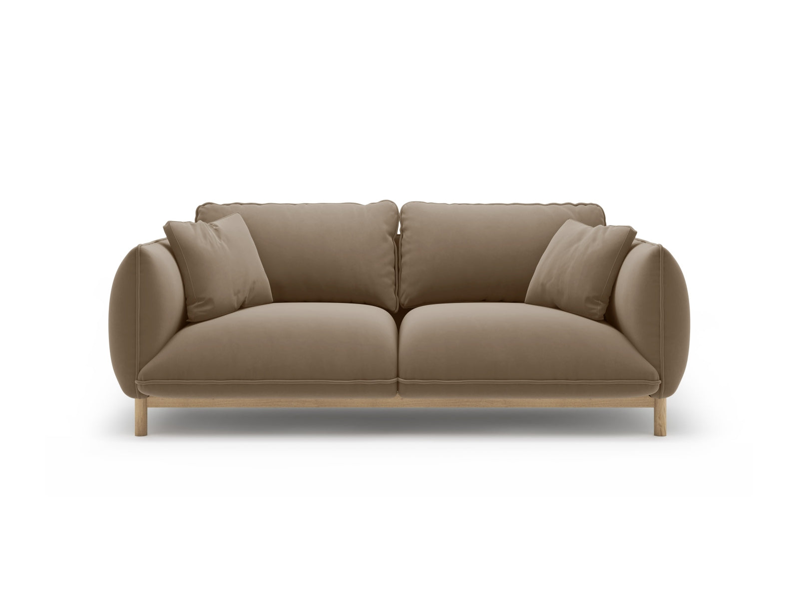 Ada Sofa, 2 Seats, 178x101 cm — Light Brown