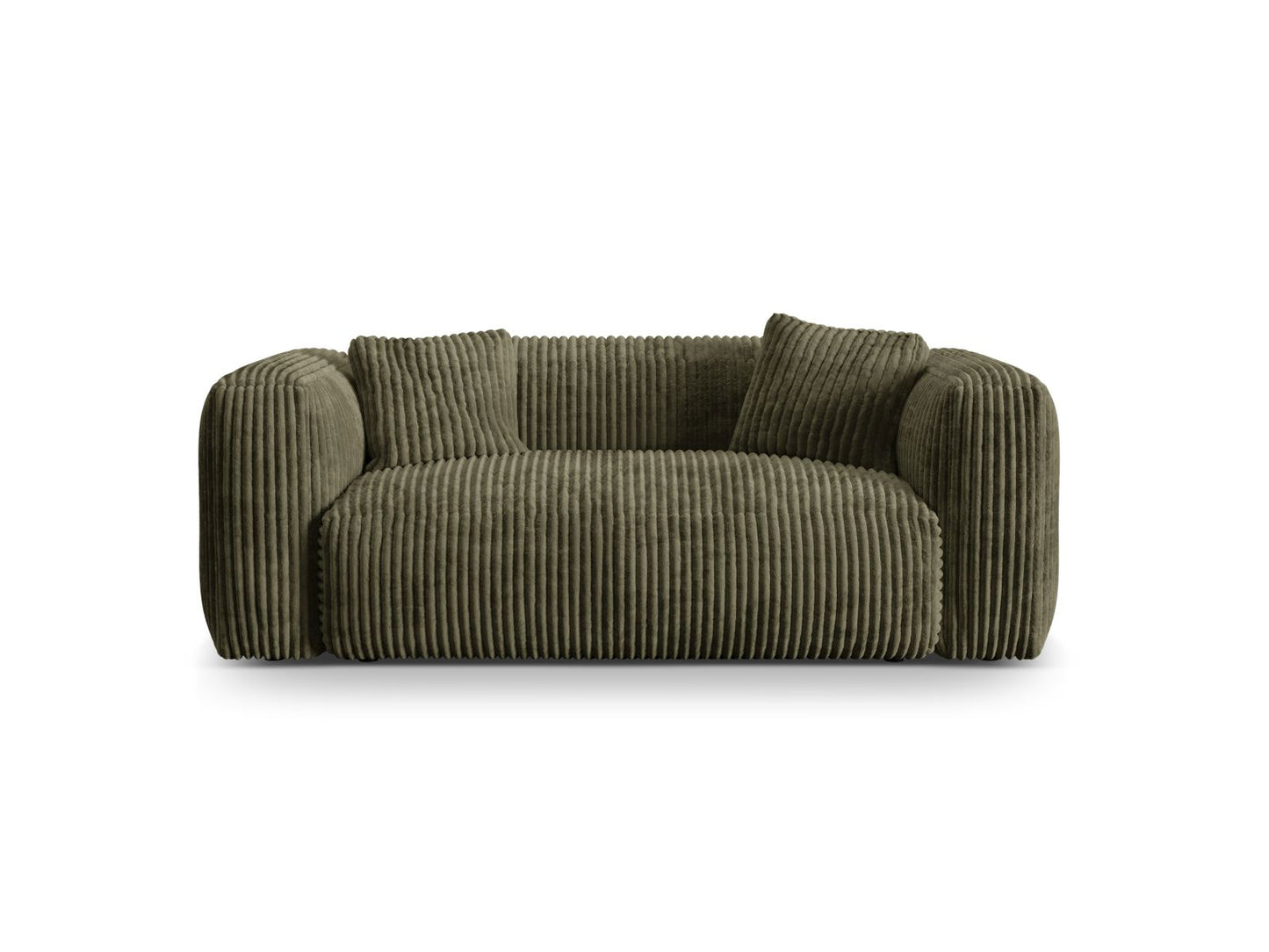 Sofa Cord Acorn Martina — Moss Green