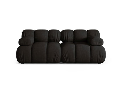 Sofa Strukturstoff Beige Bellis — Black