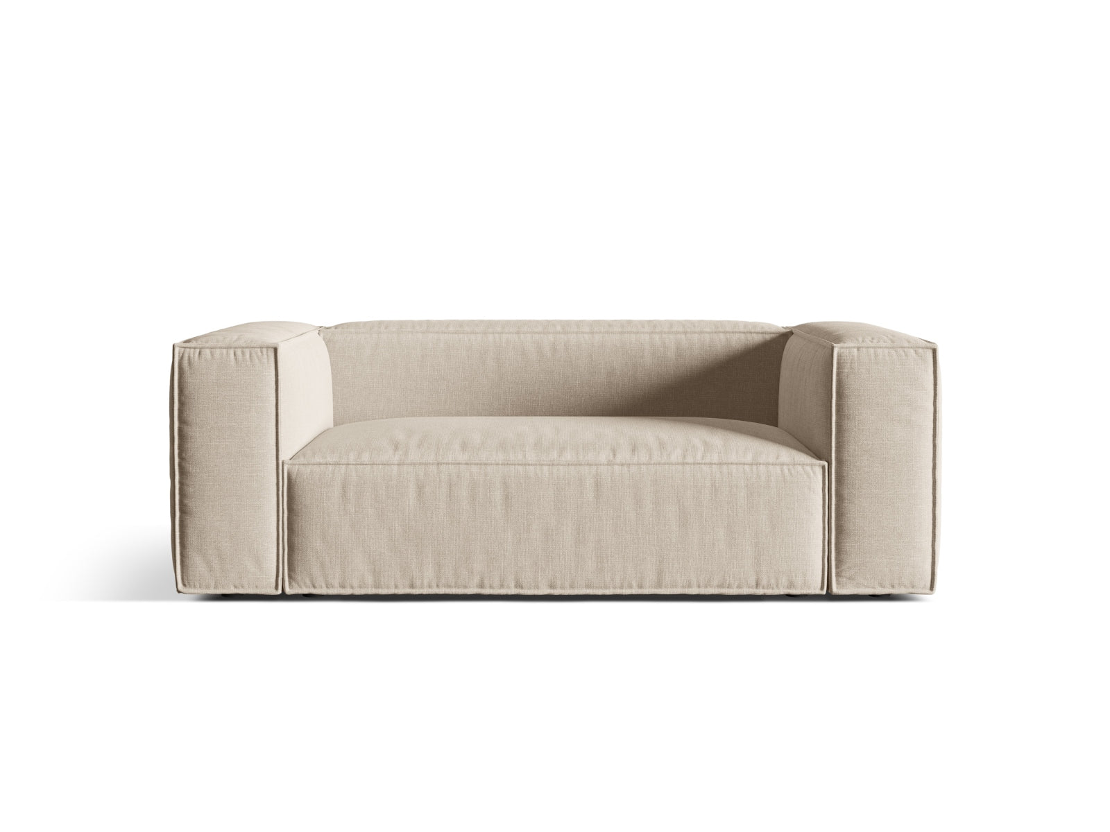 Sofa Strukturstoff Beige Nuria — Beige