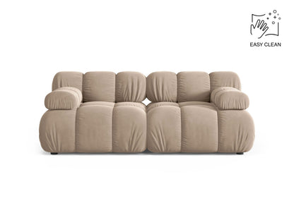 Sofa Samt Beige Bellis — Beige