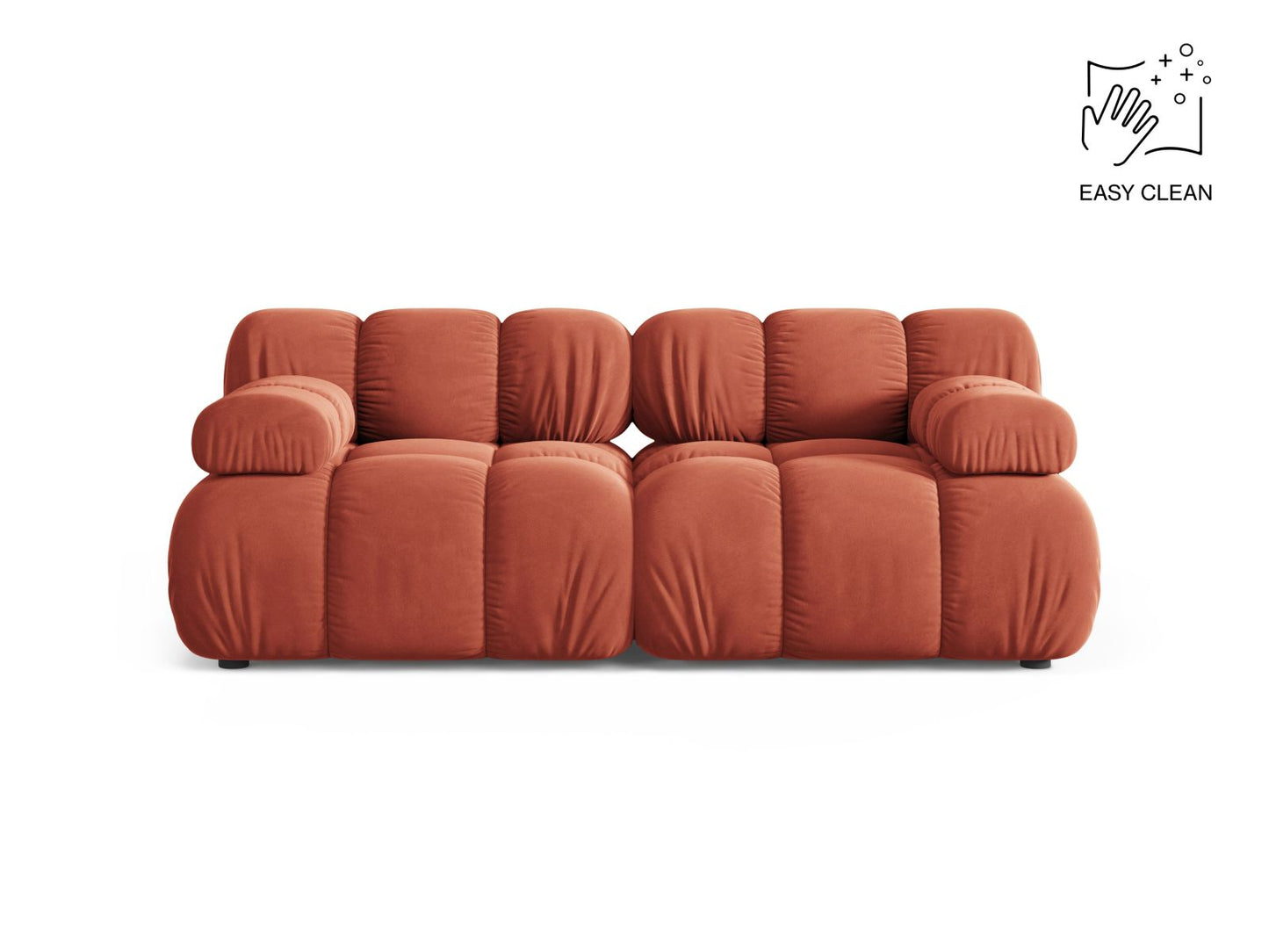 Sofa Samt Beige Bellis — Coral