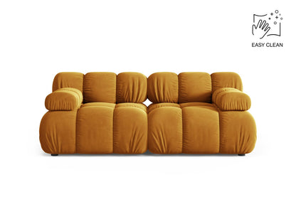 Sofa Samt Beige Bellis — Yellow