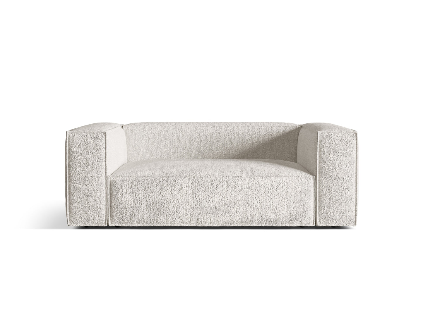 Sofa Bouclé Anthrazit Nuria — Grey Beige Melange