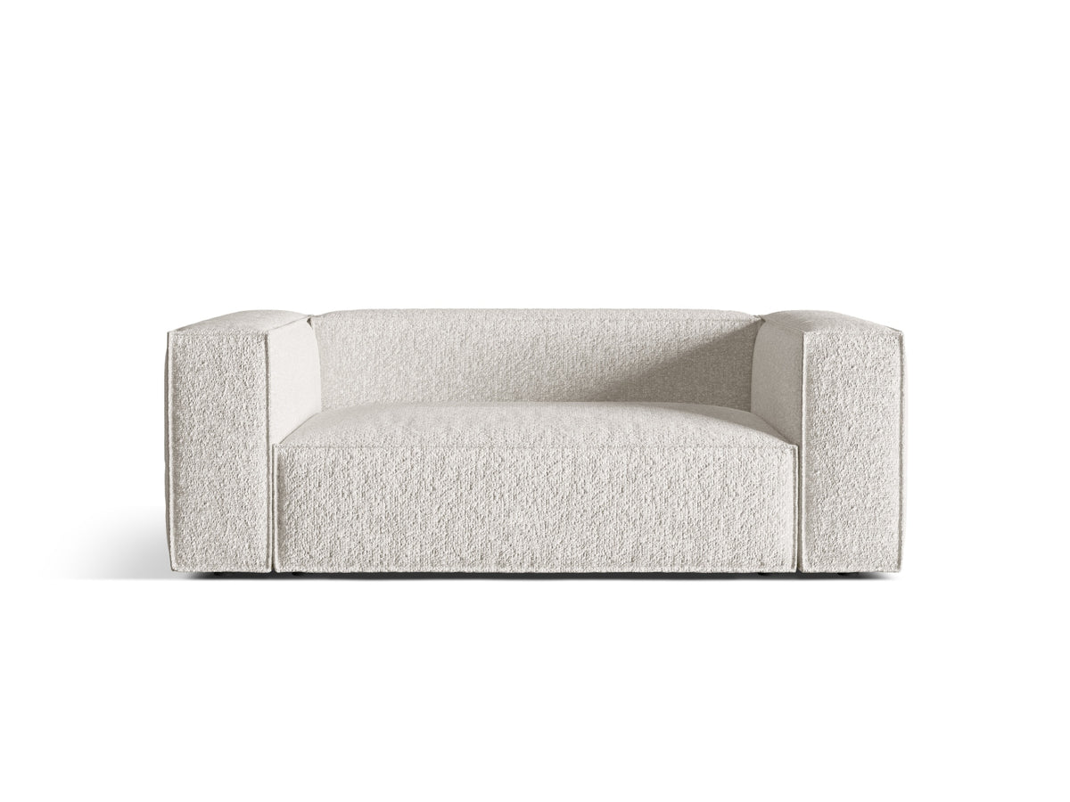 Nuria Sofa, 2 Seats, 170x110 cm — Grey Beige Melange