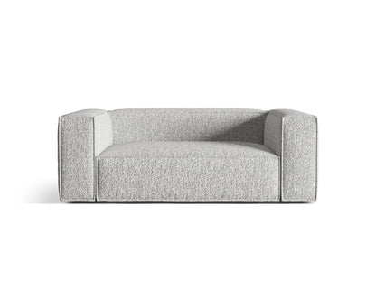 Sofa Bouclé Anthrazit Nuria — Silver
