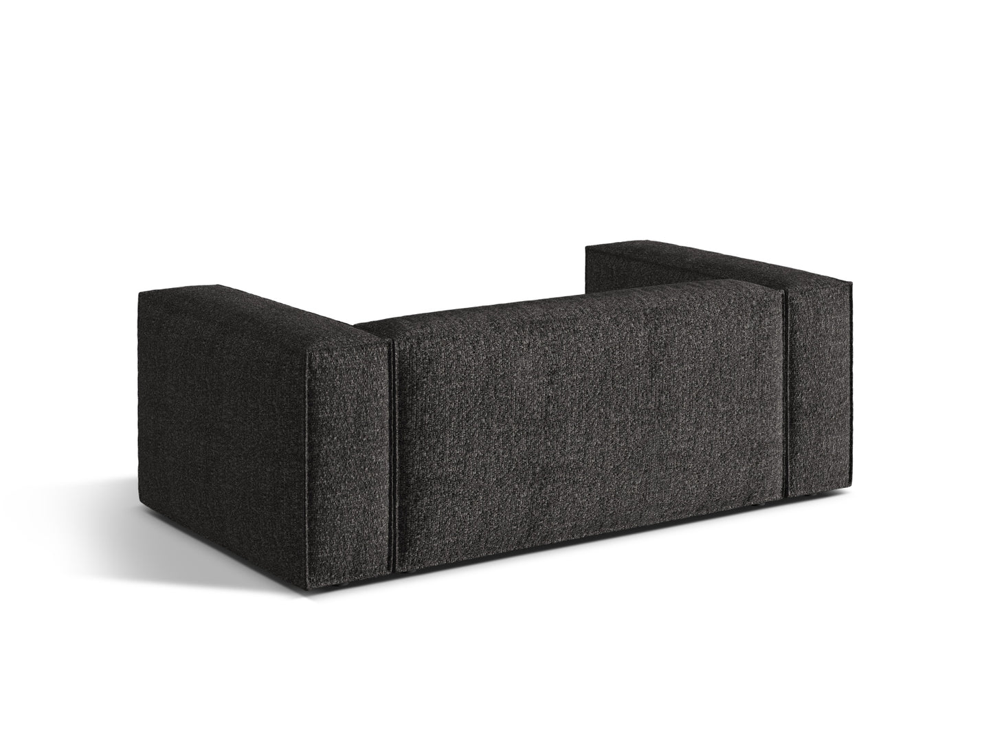 Sofa Bouclé Anthrazit Nuria — Detailansicht