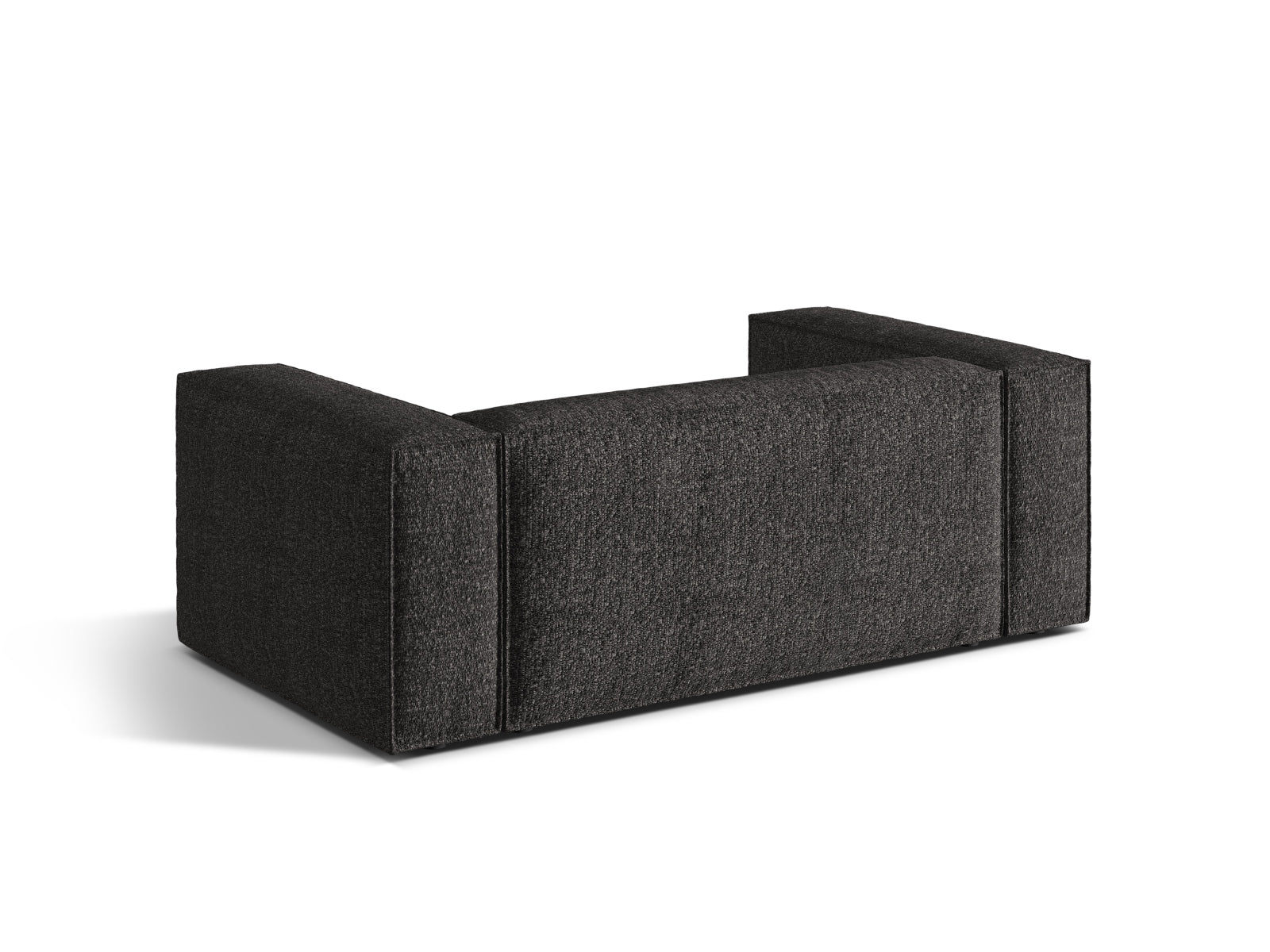 Sofa Bouclé Anthrazit Nuria — Detailansicht