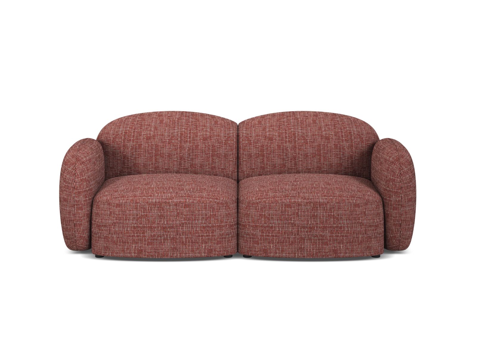 Blair Sofa, 2 Seats, 194x95 cm — Red