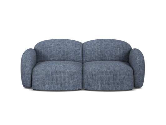 Blair Sofa, 2 Seats, 194x95 cm — Blue Melange