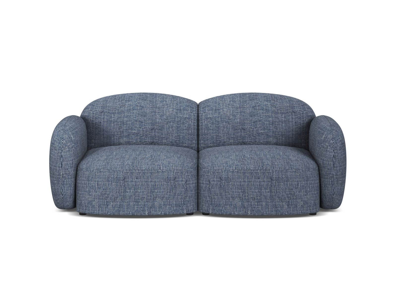 Blair Sofa — Blue Melange / 2 Seats